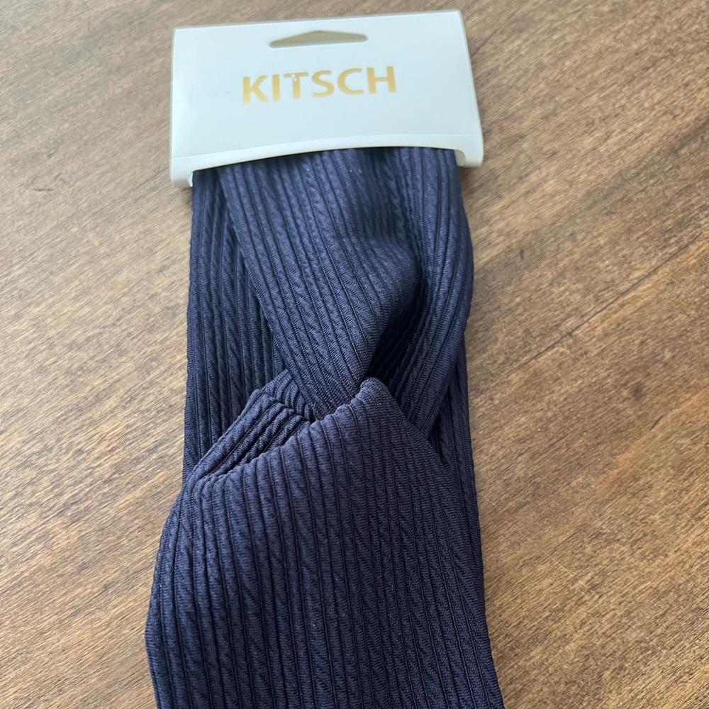 NWT Kitsch Navy Blue Headband